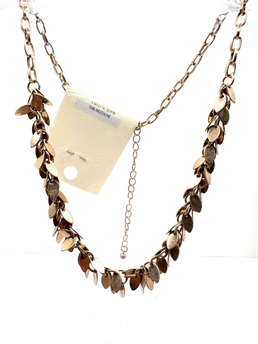 Fashion: Gold-Tone Leaf Cascade Necklace